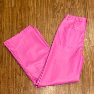 PrettyLittleThing Pink Wide Leg Pants
